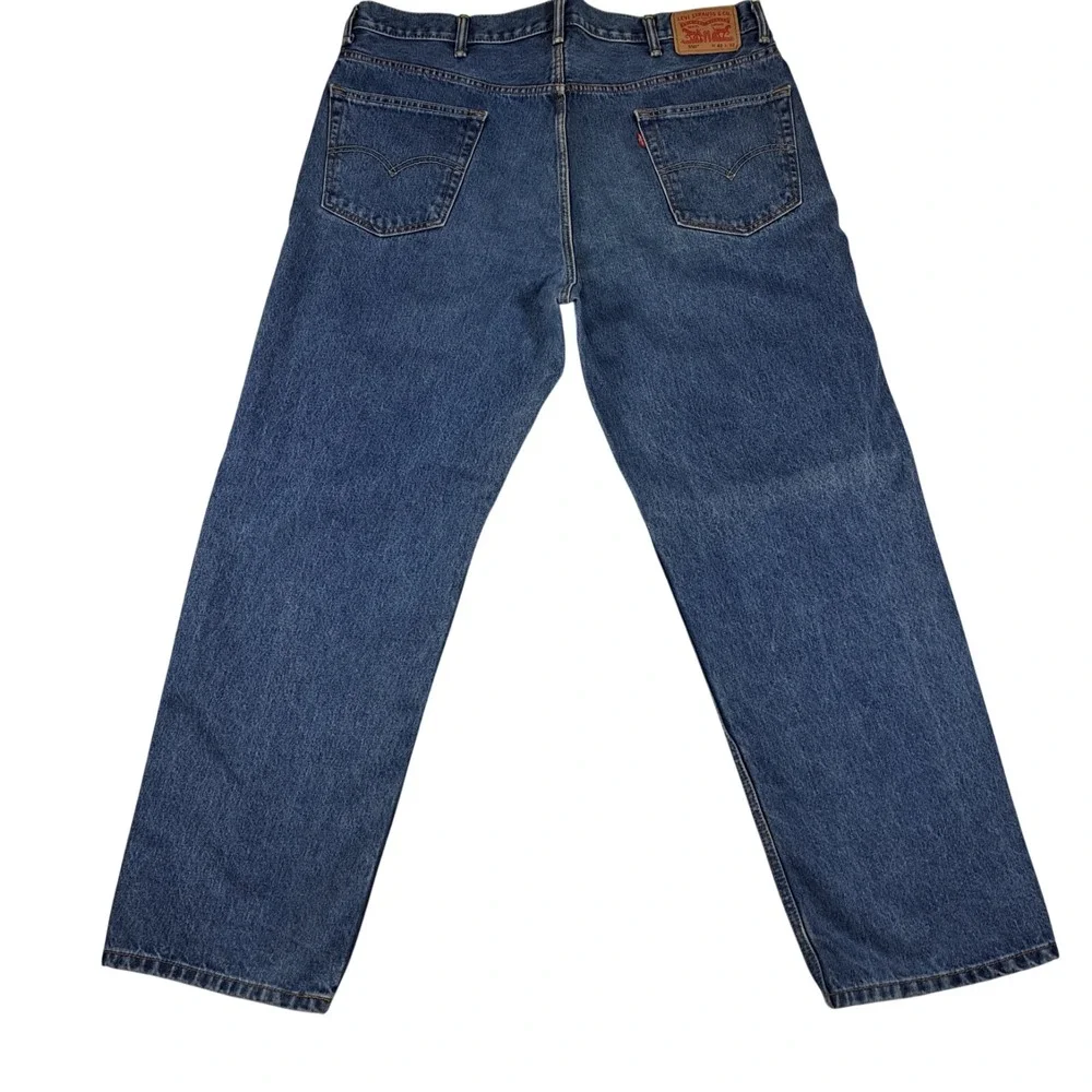 Levi's 550 Relaxed Fit Jeans Mens 42x32 Blue Excellent Denim Tapered Leg